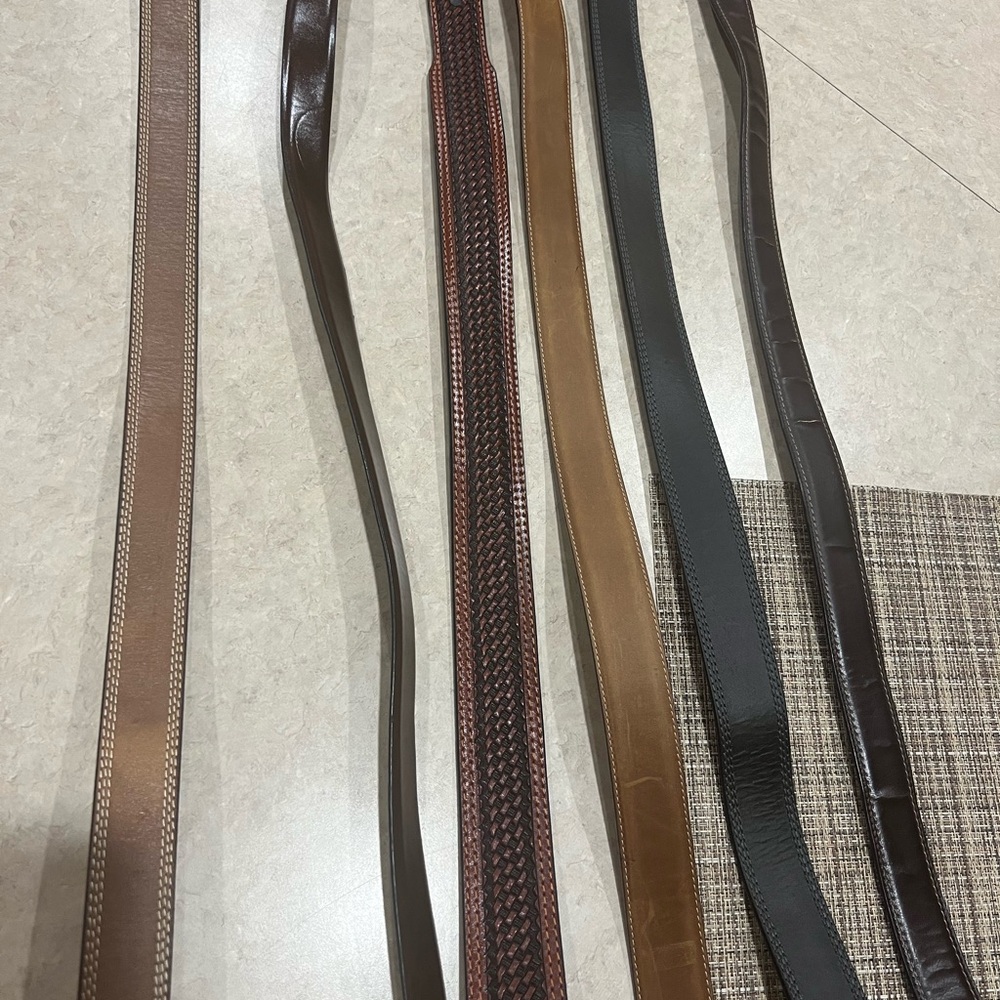 Lot of (6) Leather Belts XXL